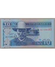 Намибия 10 долларов 2001 UNC